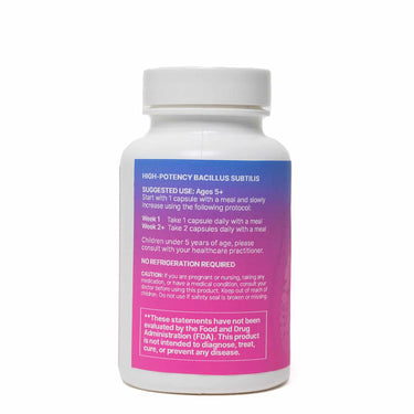 HU58 Bacillus subtilis  - Microbiome Labs - Concentrated dose of Bacillus subtilis
